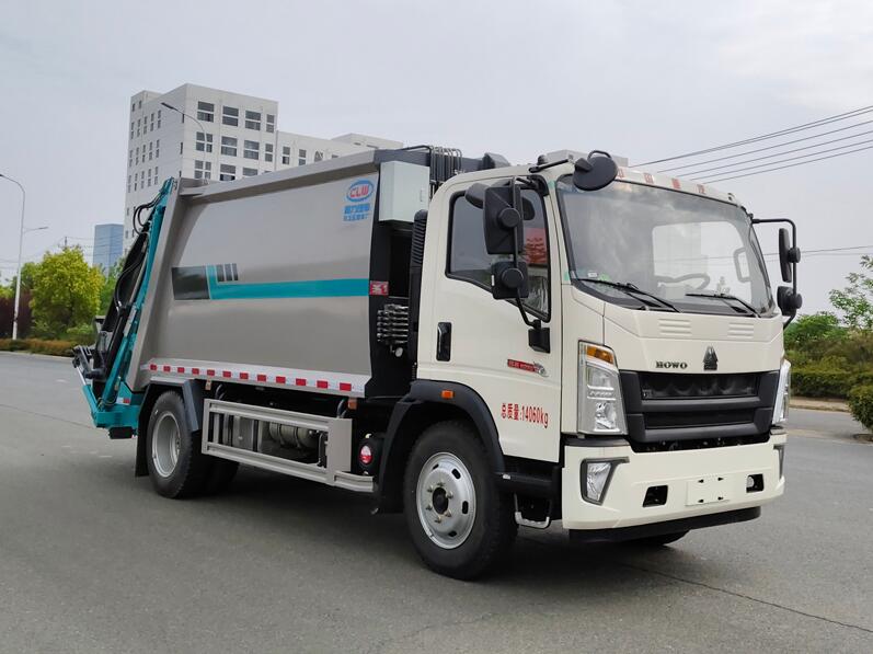 12方重汽豪沃3800轴距压缩垃圾车