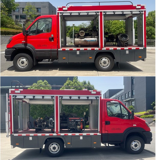 四驱依维柯抢险救援照明车