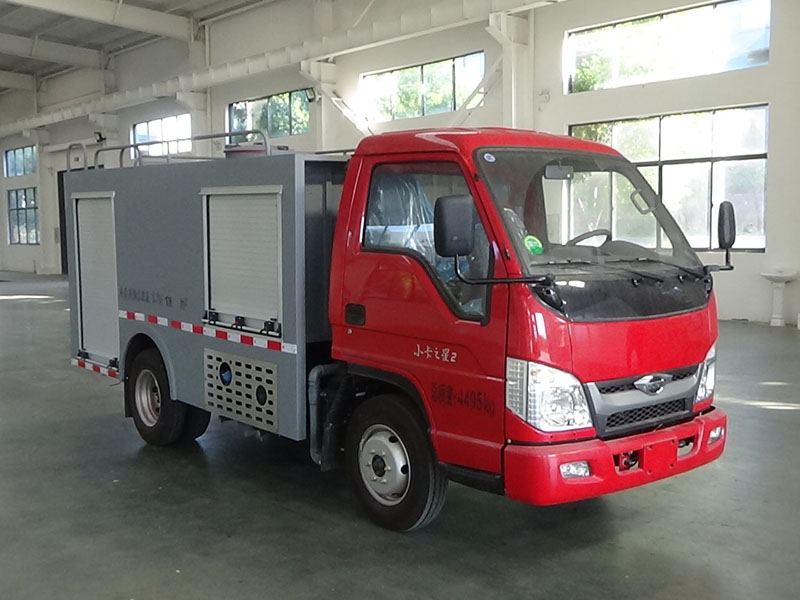 福田1.8吨CLW5045GPSADY消防洒水车